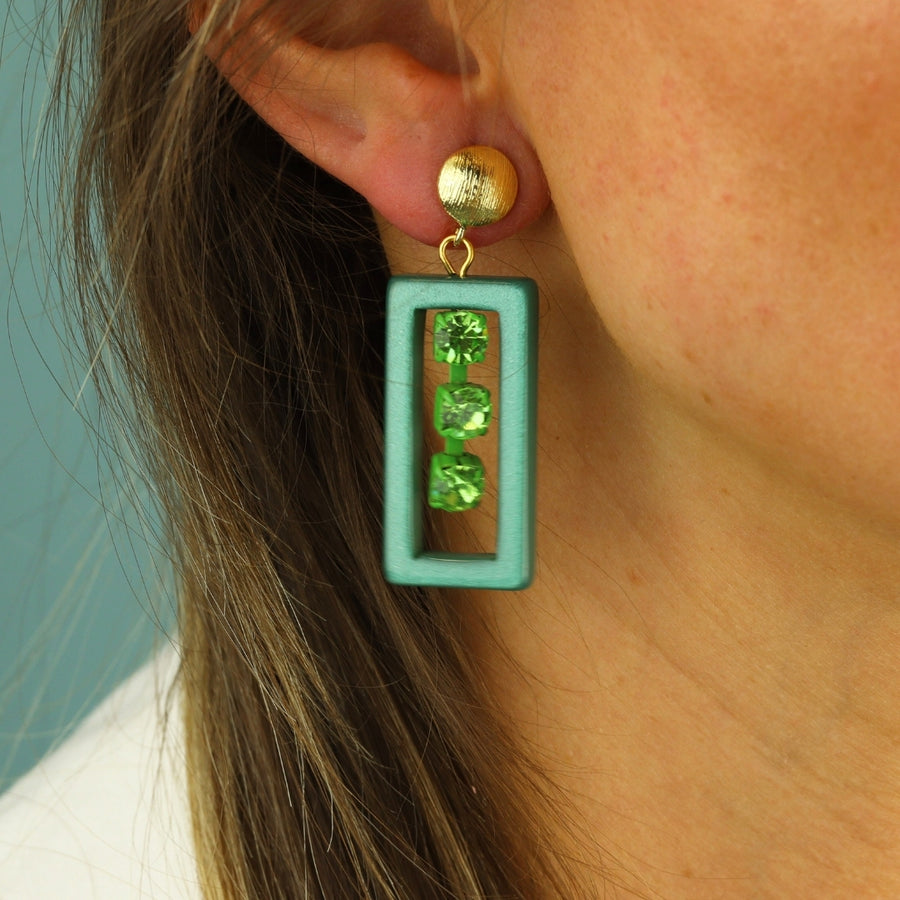Chique Square Earrings