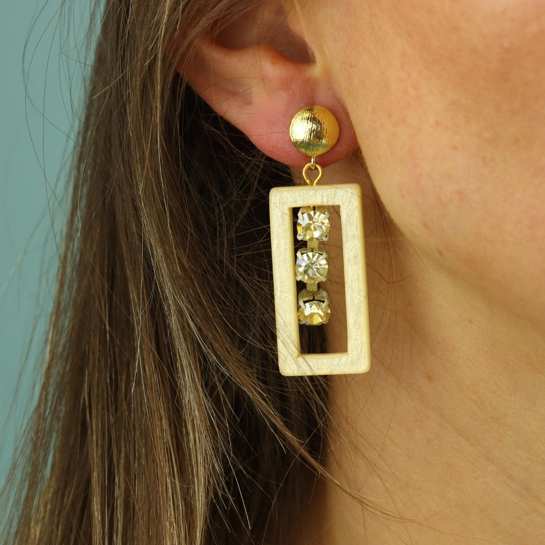 Chique Square Earrings