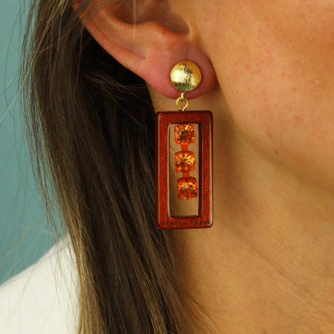 Chique Square Earrings