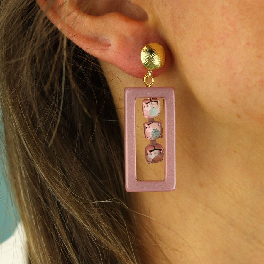 Chique Square Earrings