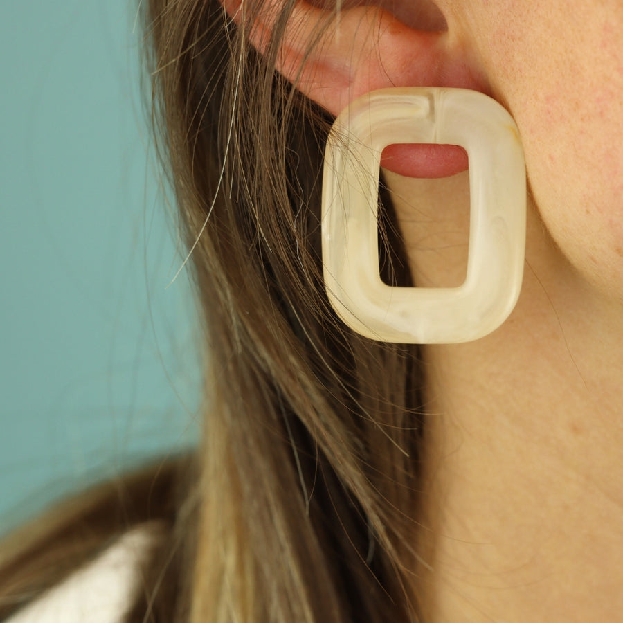 Square Chunky Earrings