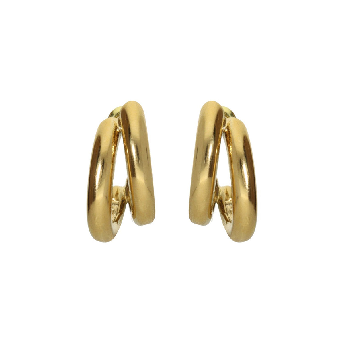 Double Open Earrings