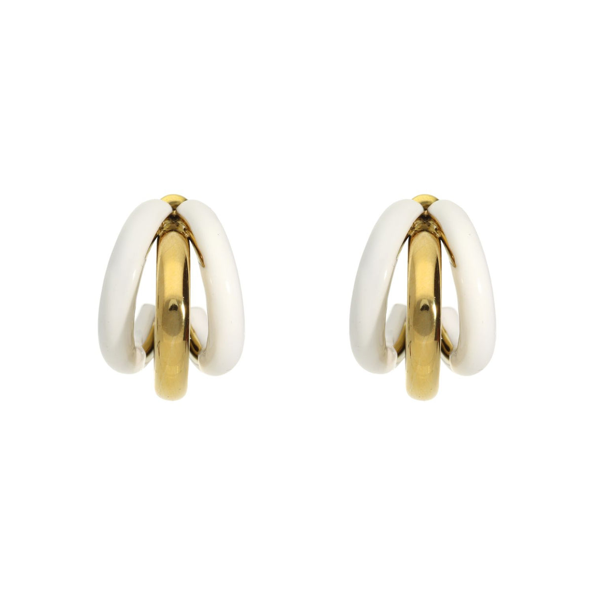 Triple Open Earrings
