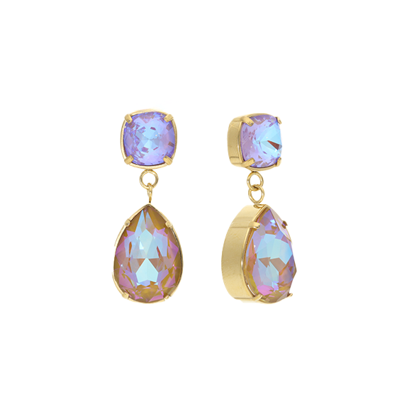 Crystal Teardrop Earrings
