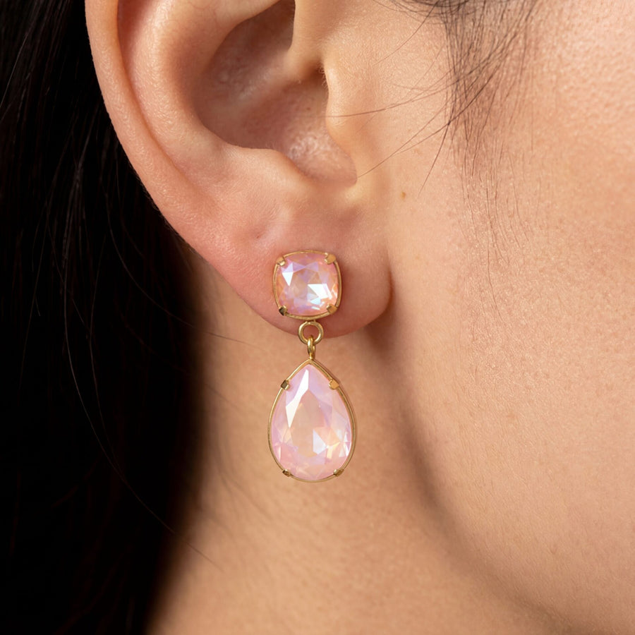 Crystal Teardrop Earrings