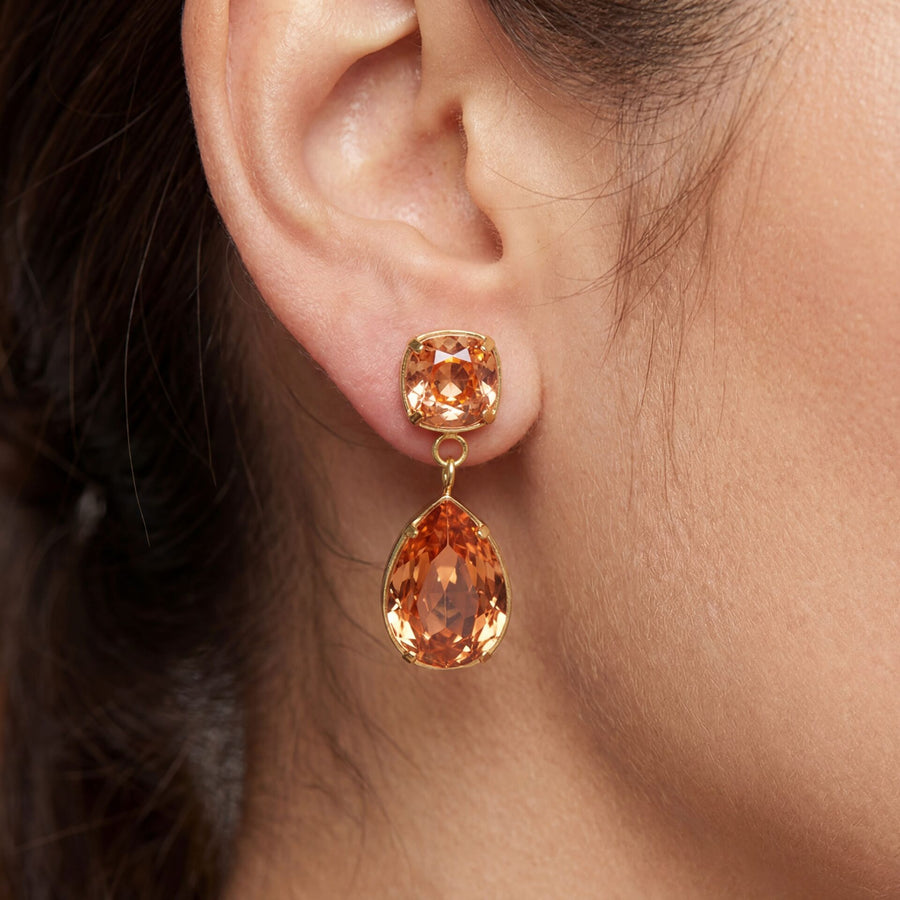 Crystal Teardrop Earrings