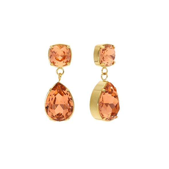 Crystal Teardrop Earrings