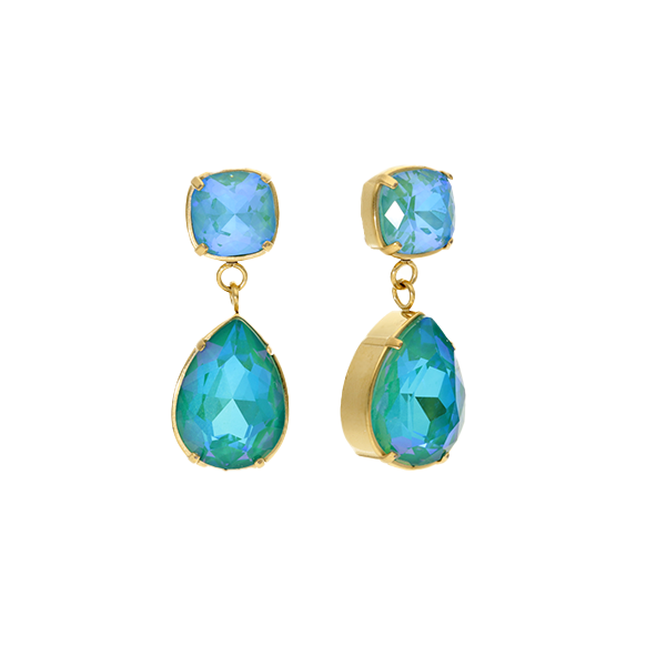 Crystal Teardrop Earrings