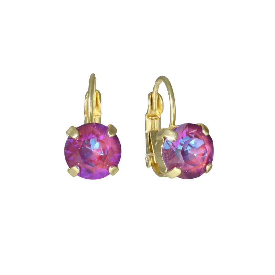 Swarovski Ronde Dormeuses Goud