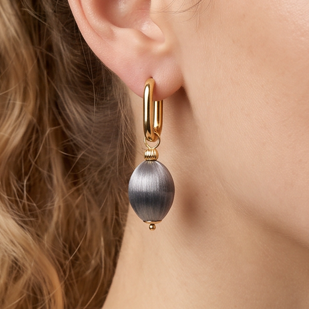 Satin Oval Drops