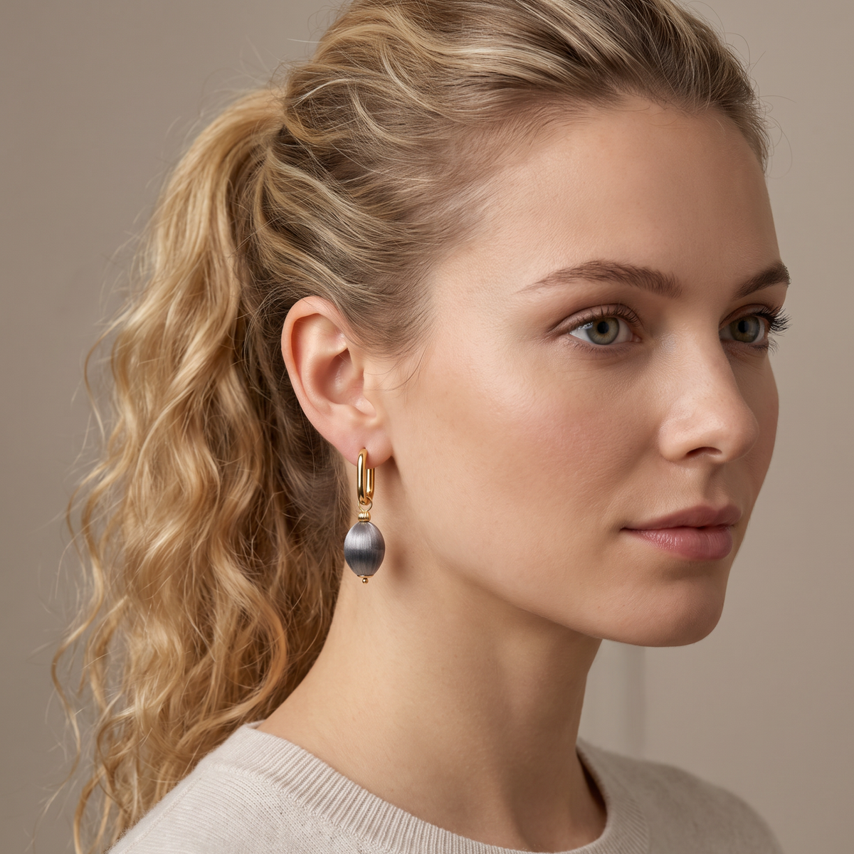 Satin Oval Drops