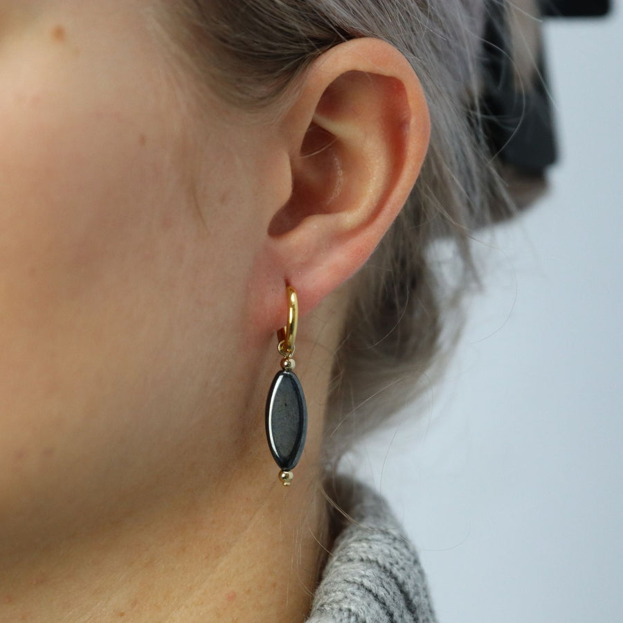 Silent Night Droplet Earrings