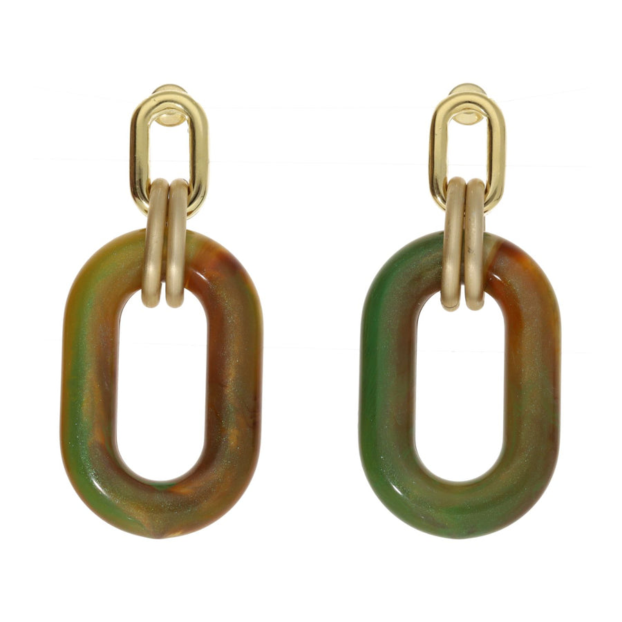 Chunky Oval Dangling
