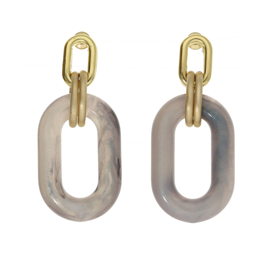 Chunky Oval Dangling