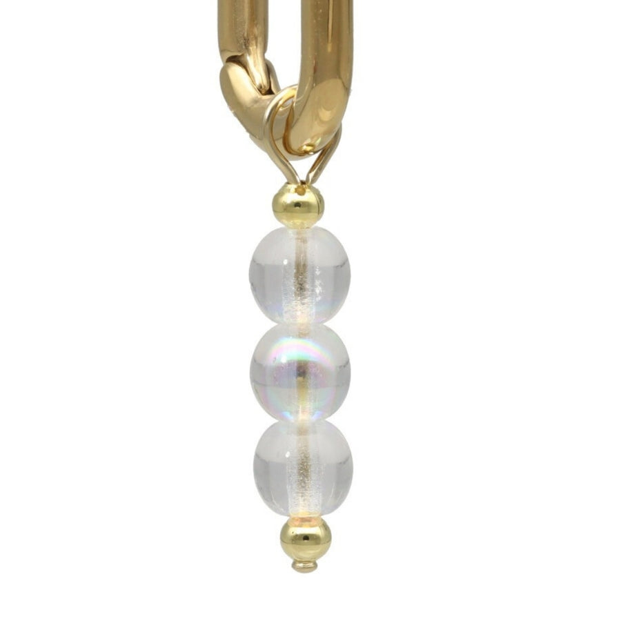 Glass Bead Hoops