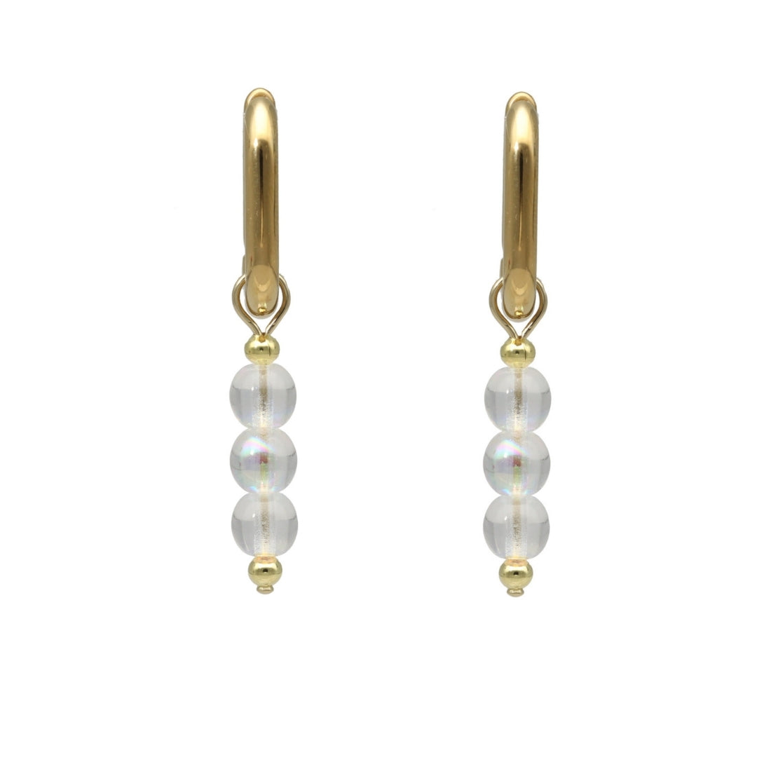 Glass Bead Hoops