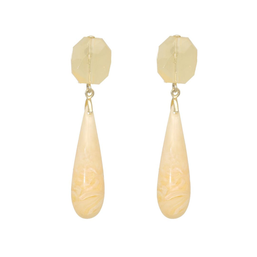 Marble Droplet Earrings
