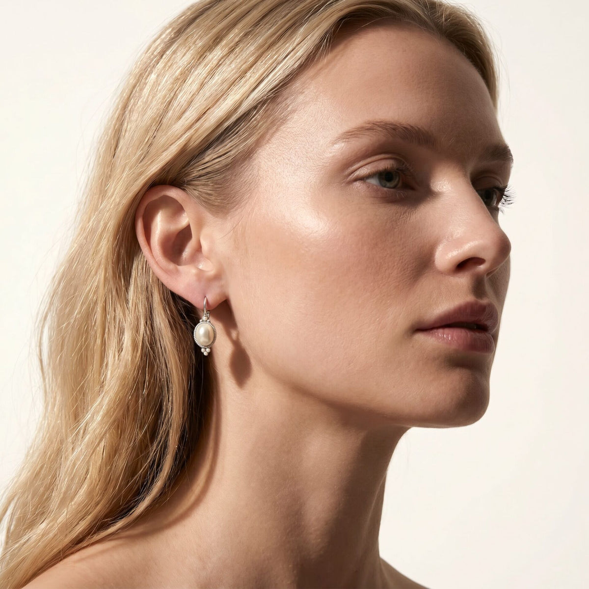 Swarovski Ovale Parel Oorbellen