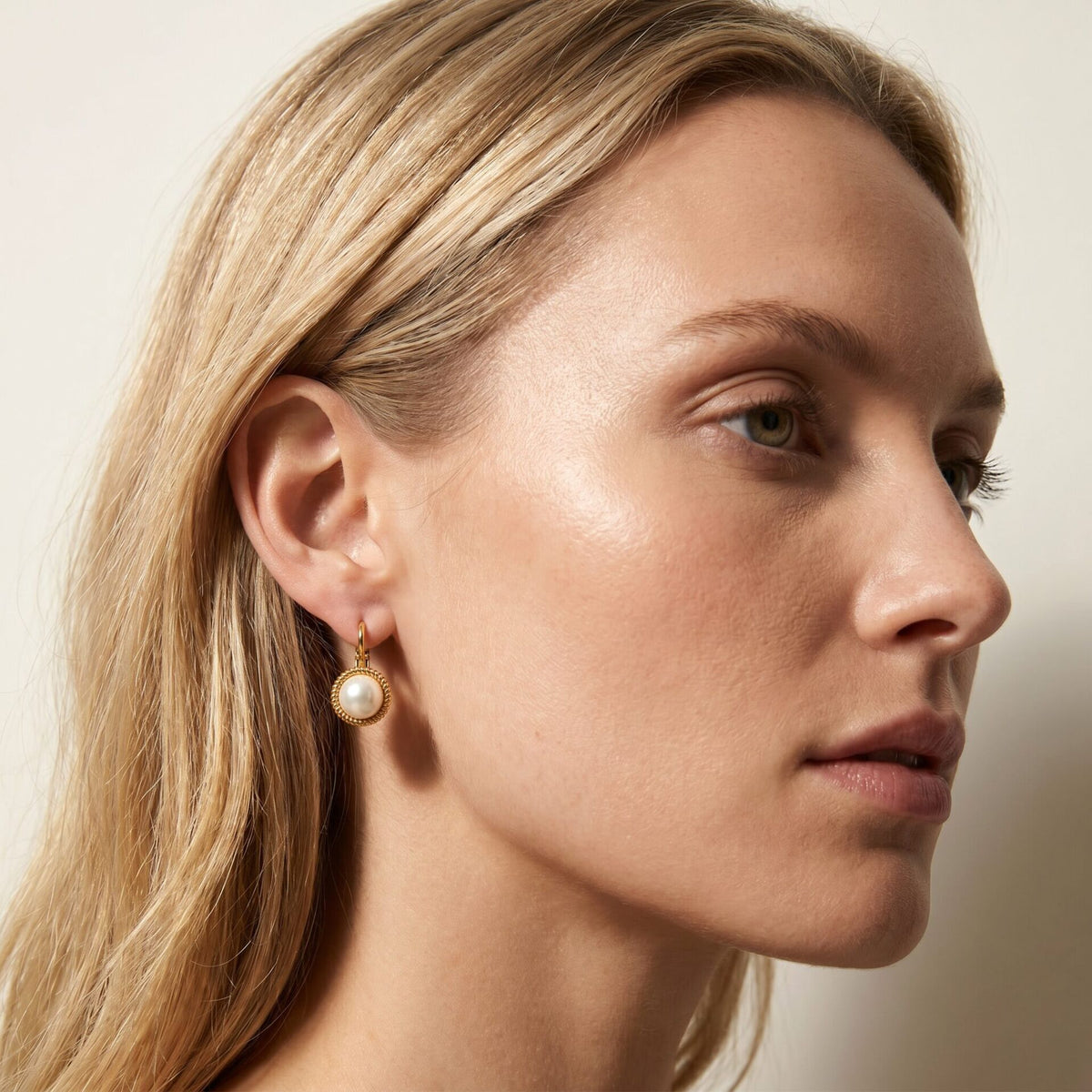 Swarovski Ronde Parel Oorbellen