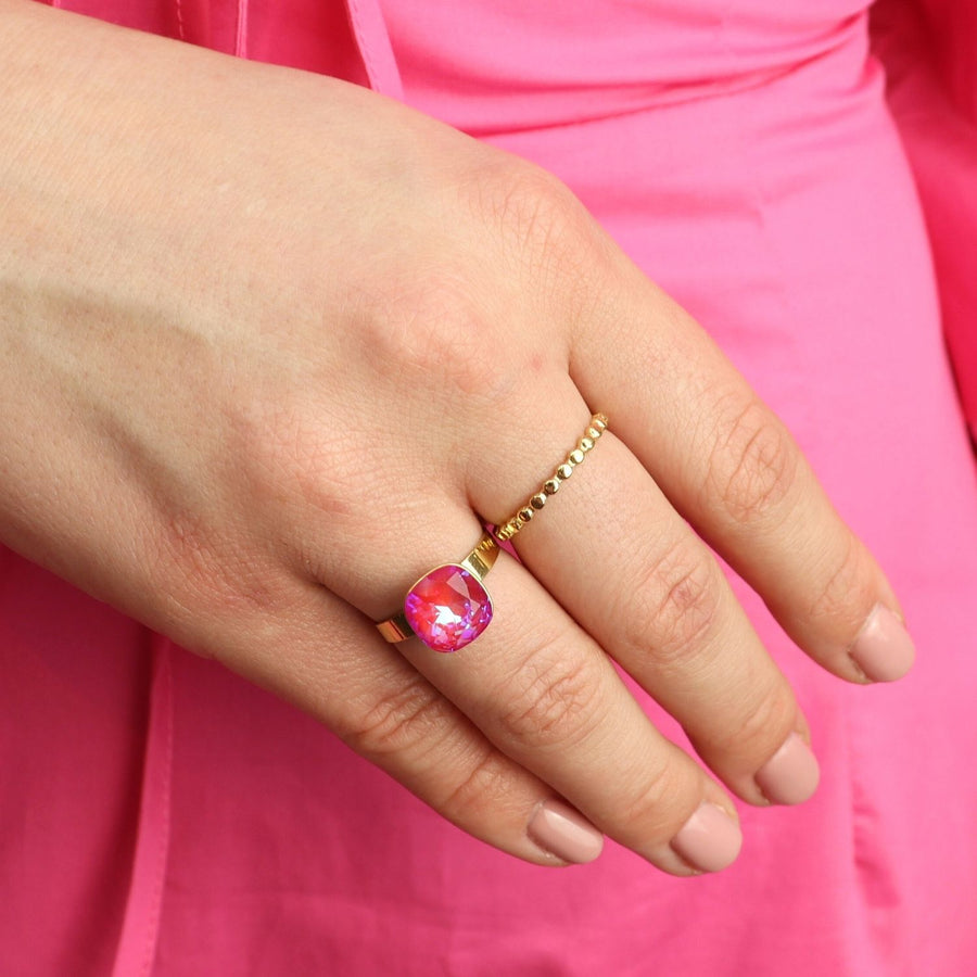 Swarovski Square Ring