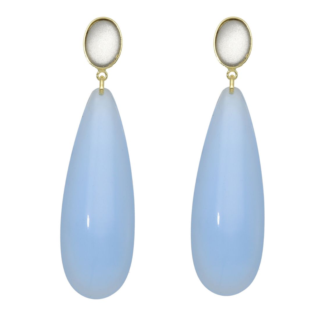 Chique Oval Dangling Drops