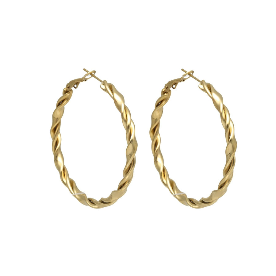 Big Twisted Earrings