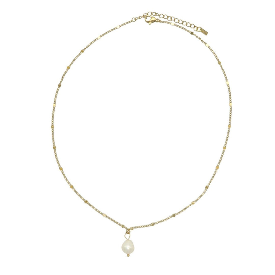Oval Pearl Necklace