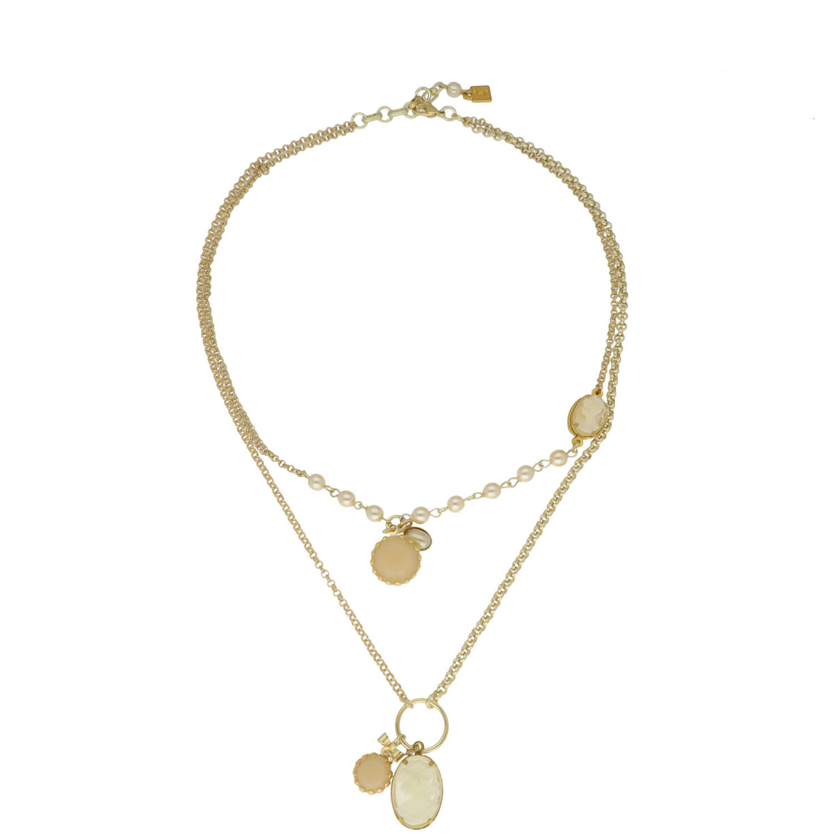 Cameo souvenir necklace