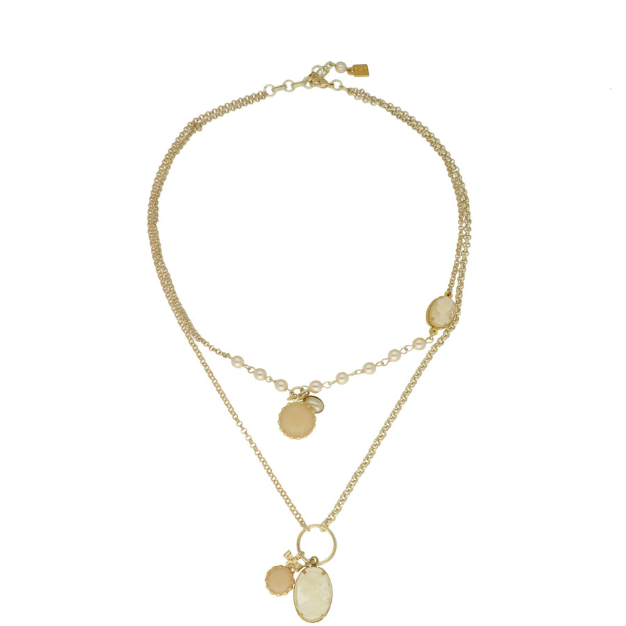 Cameo souvenir necklace