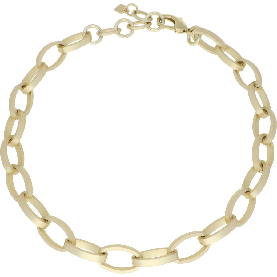 Oval Aluminium Link Necklace