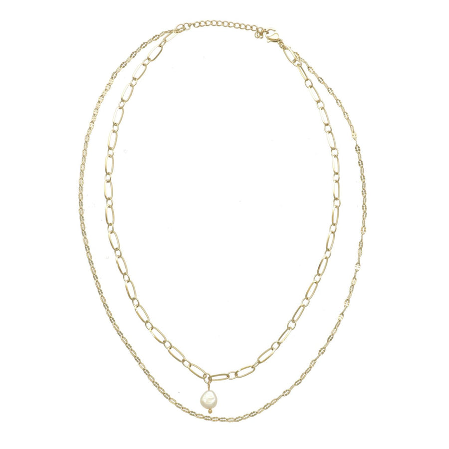 Layered Pearl Necklace