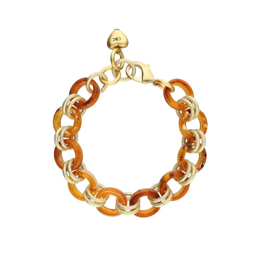 Double Gold Chain Bracelet