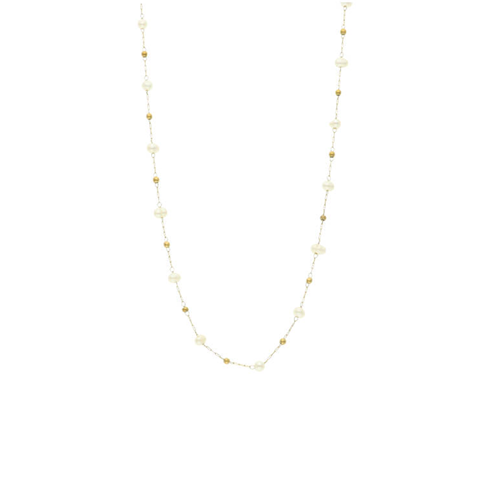 Long Summer Pearls Necklace