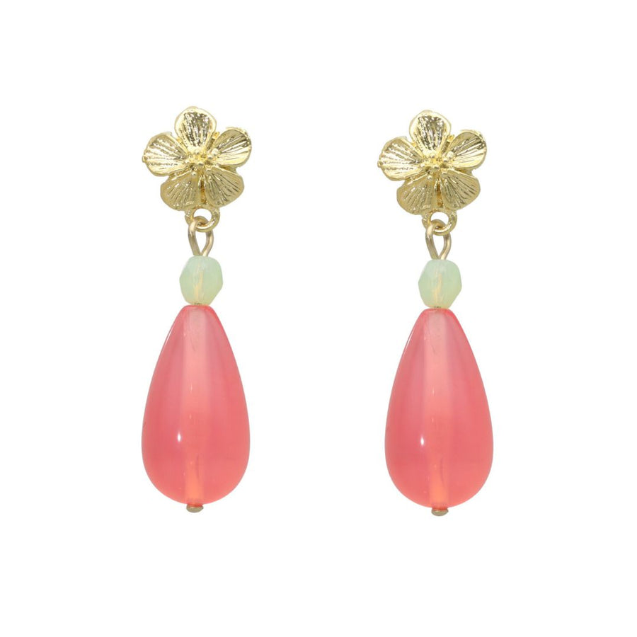 Flower Droplet Earrings