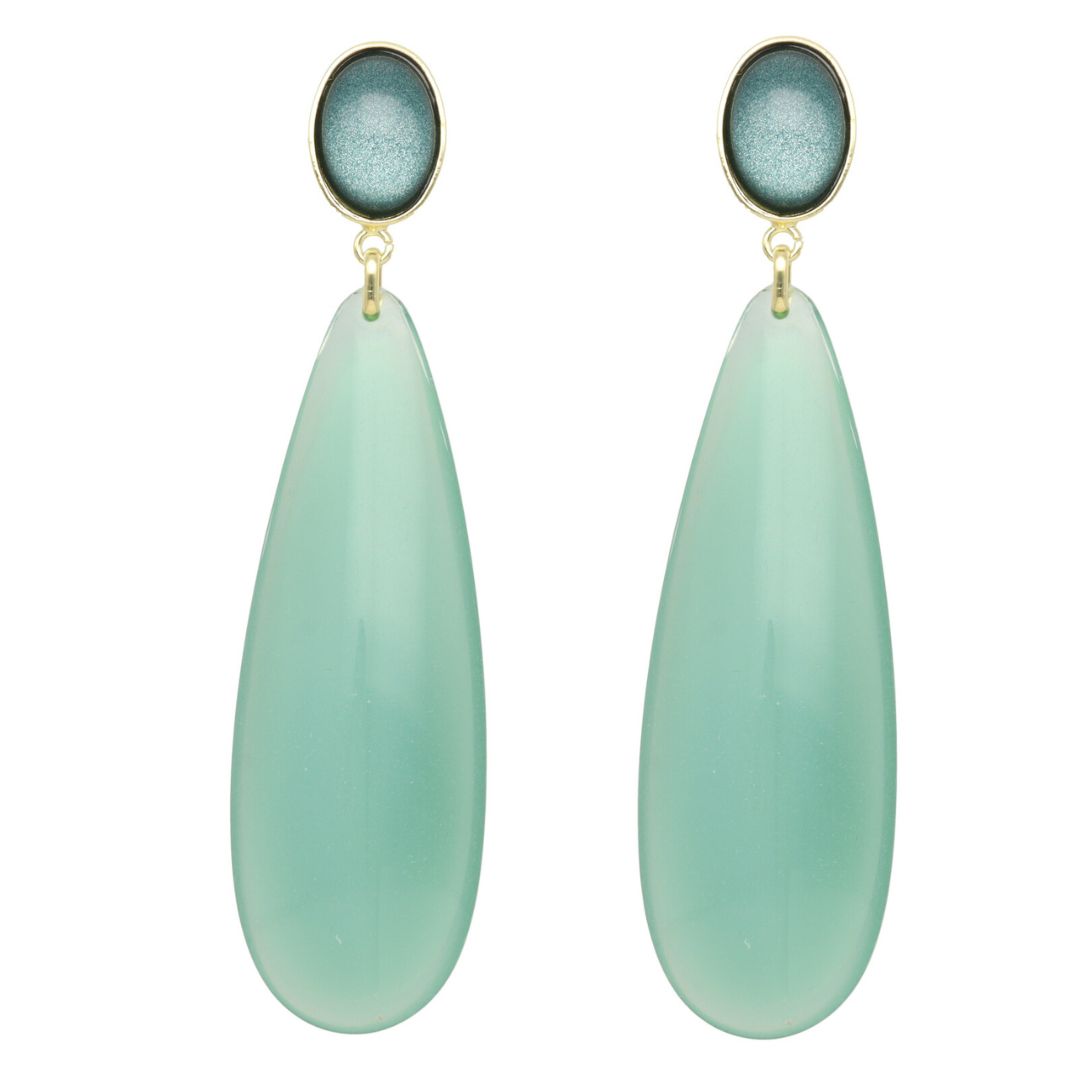 Chique Oval Dangling Drops