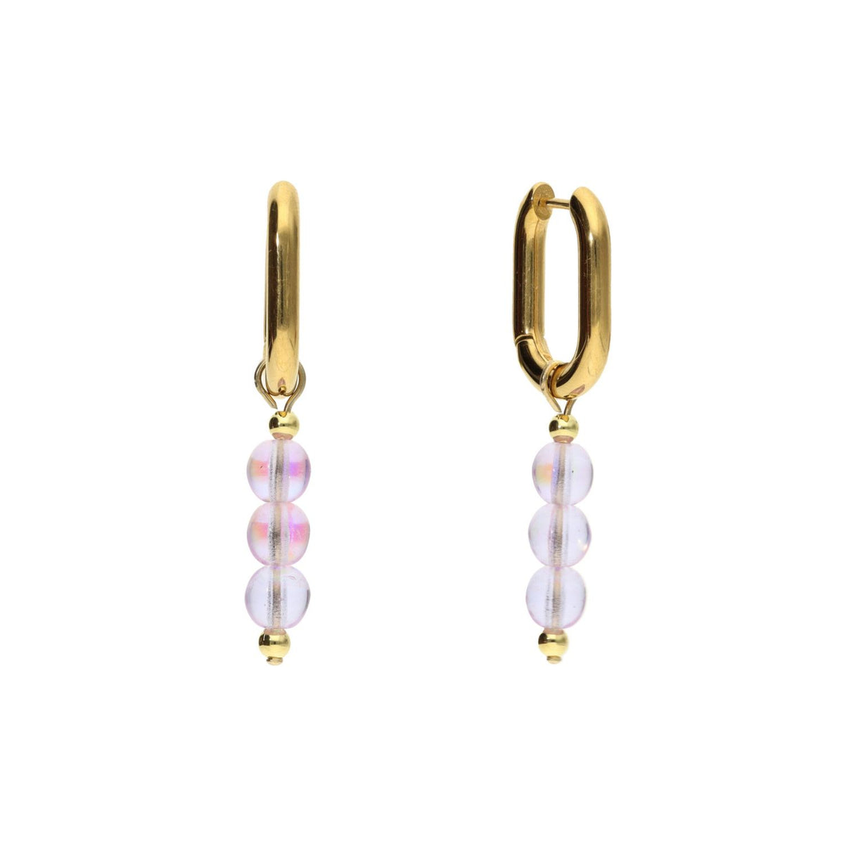 Glass Bead Hoops