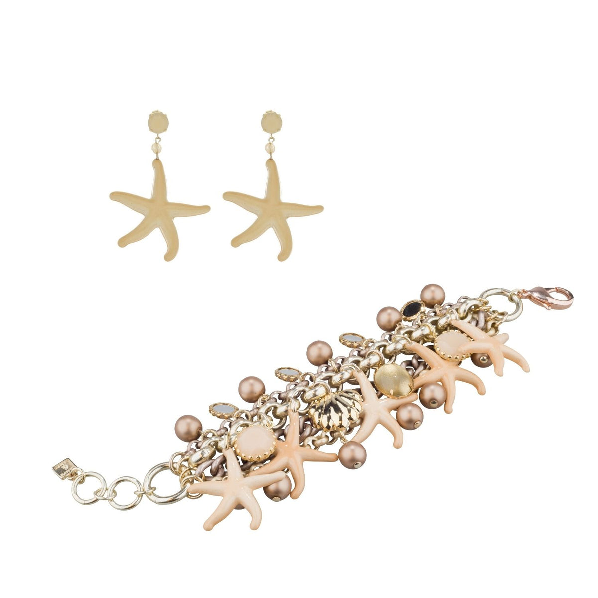 Oorhangers en armband