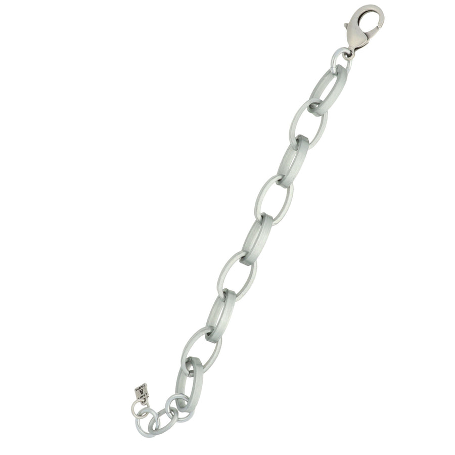 Oval Aluminium Link Bracelet