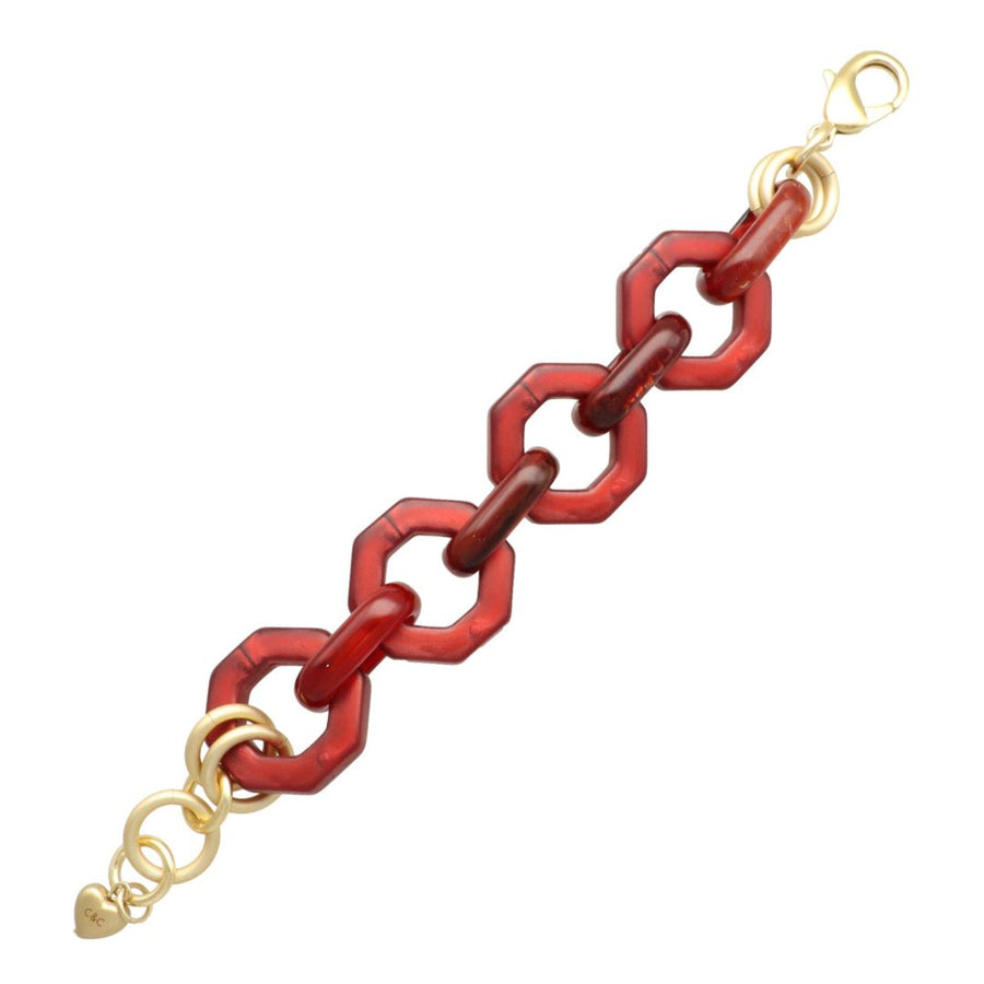 Bold Hexagon Bracelet
