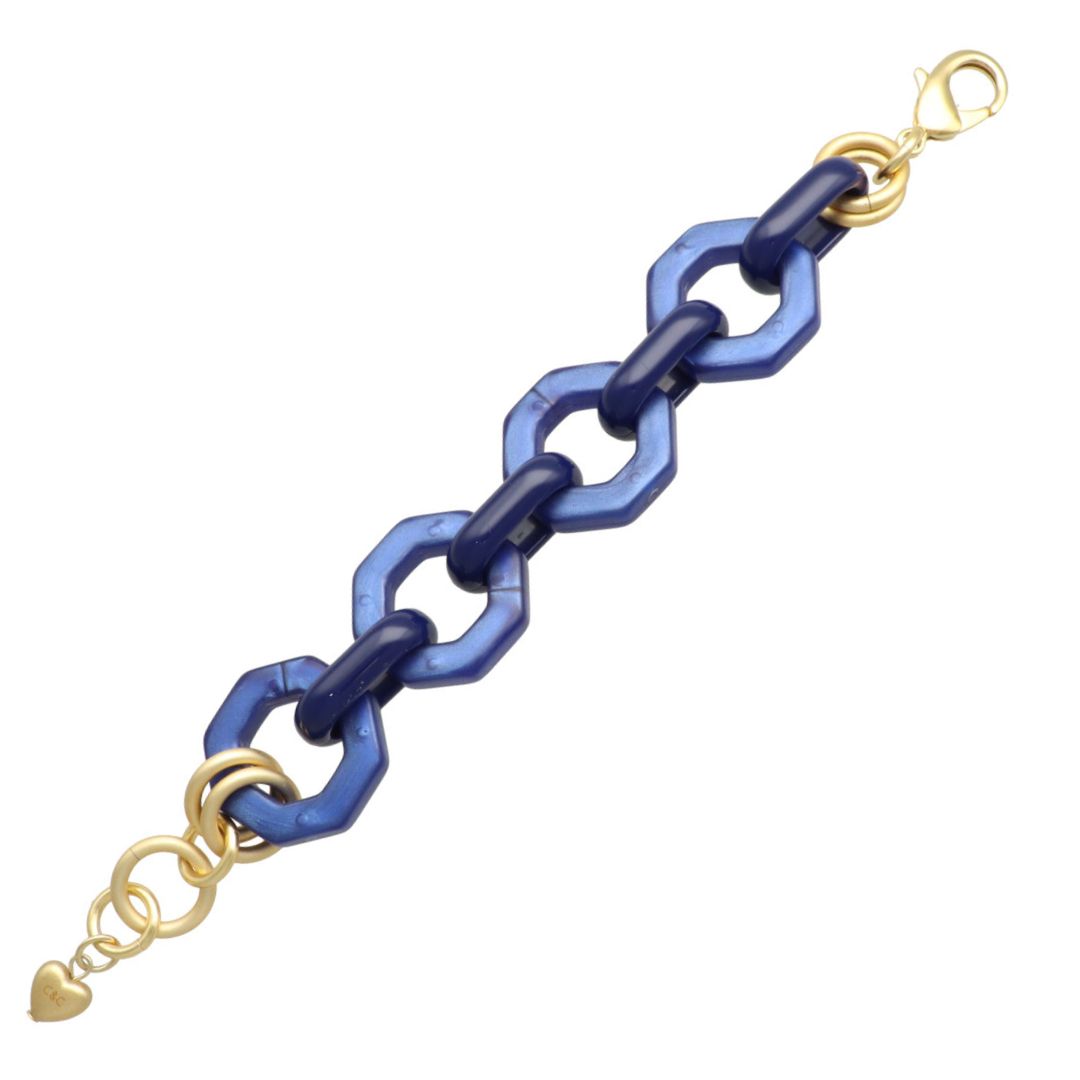Bold Hexagon Bracelet