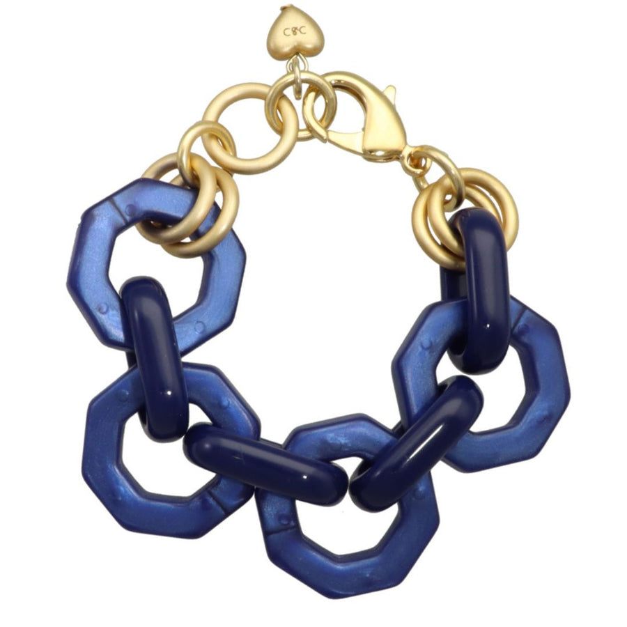 Bold Hexagon Bracelet