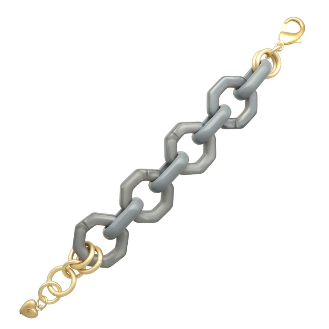 Bold Hexagon Bracelet