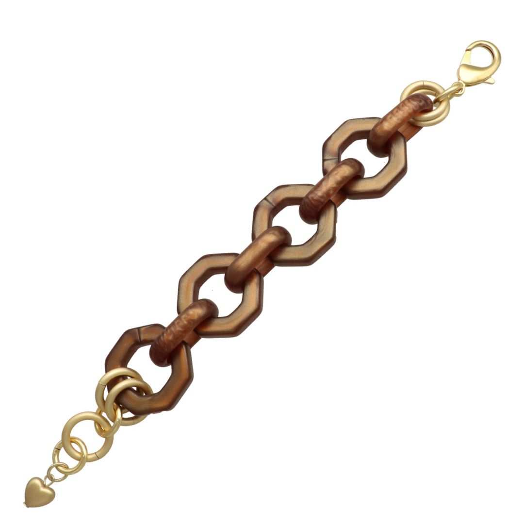 Bold Hexagon Bracelet