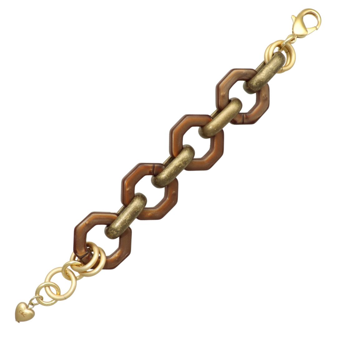 Bold Hexagon Bracelet