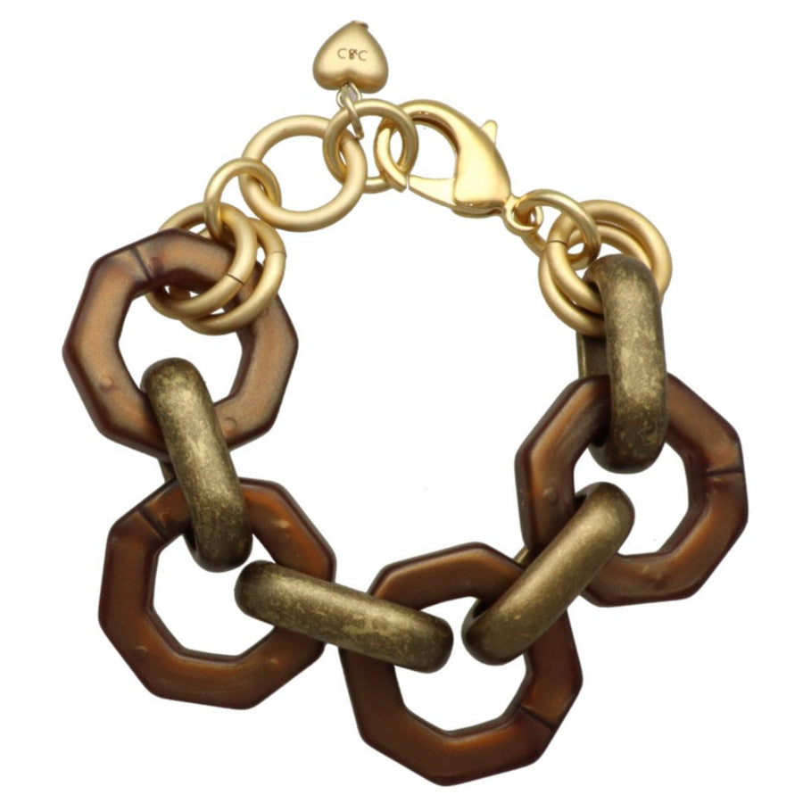 Bold Hexagon Bracelet
