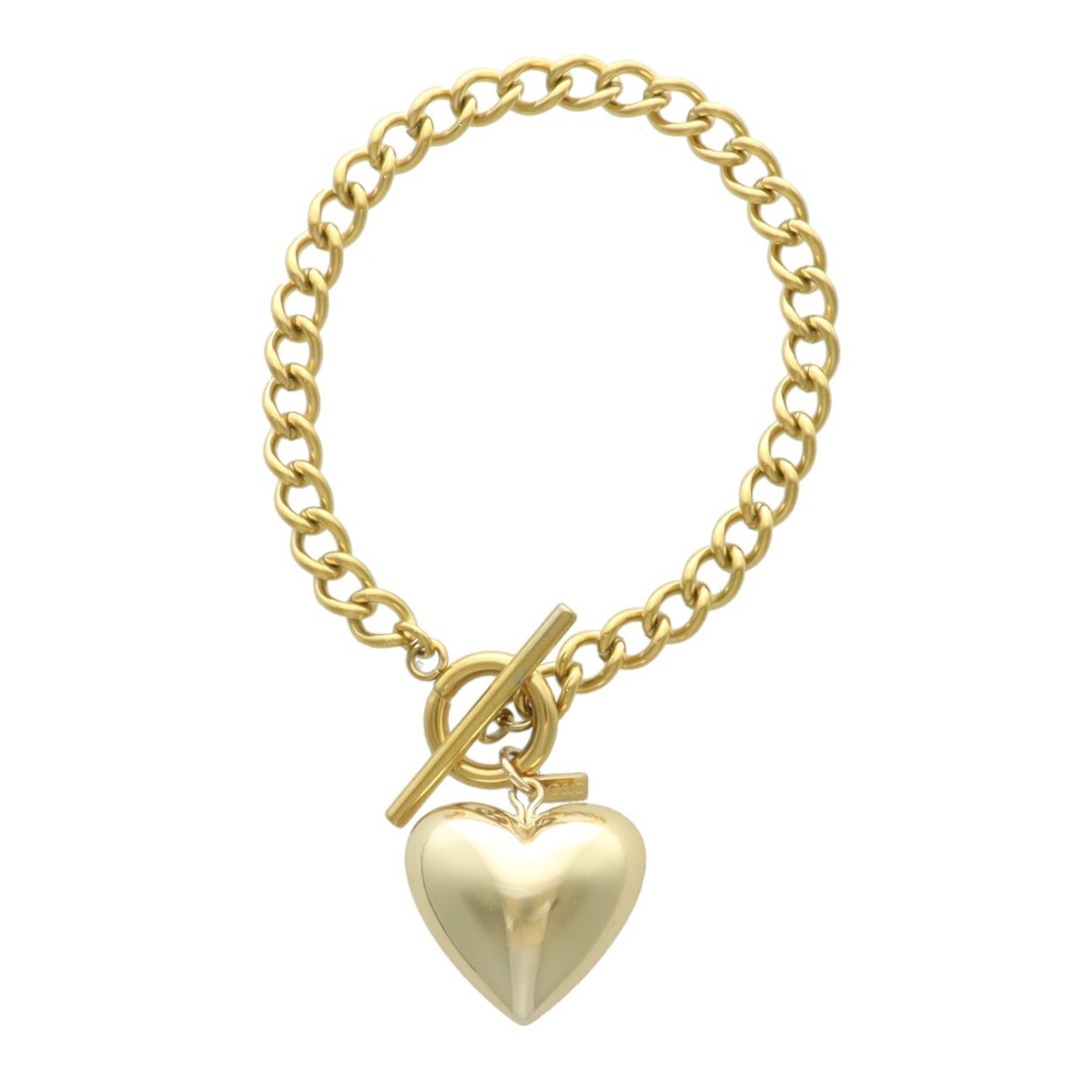 Gold Heart Chain Bracelet