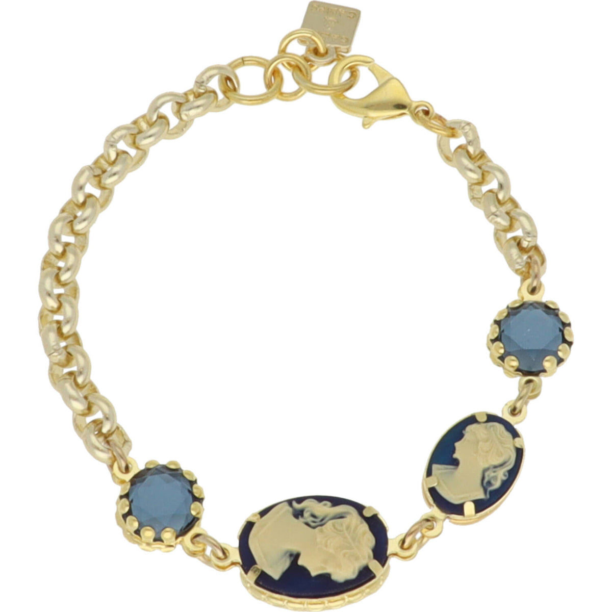 Vintage Souvenir Cameo Bracelet