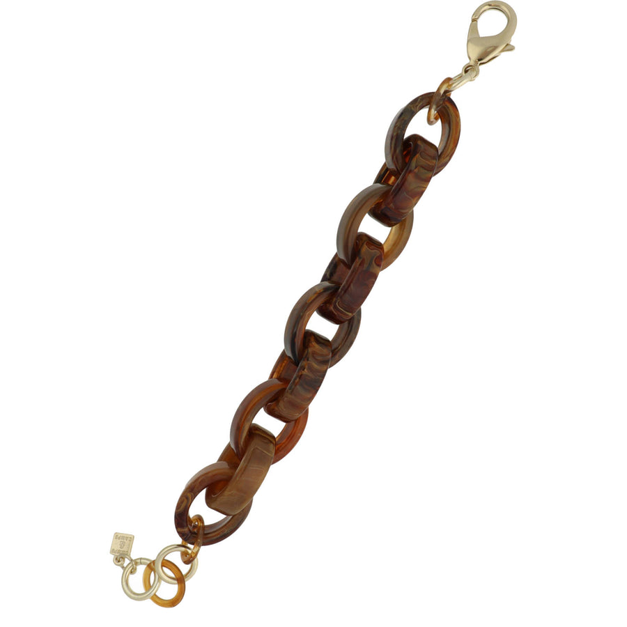 Oval Resin Link Bracelet