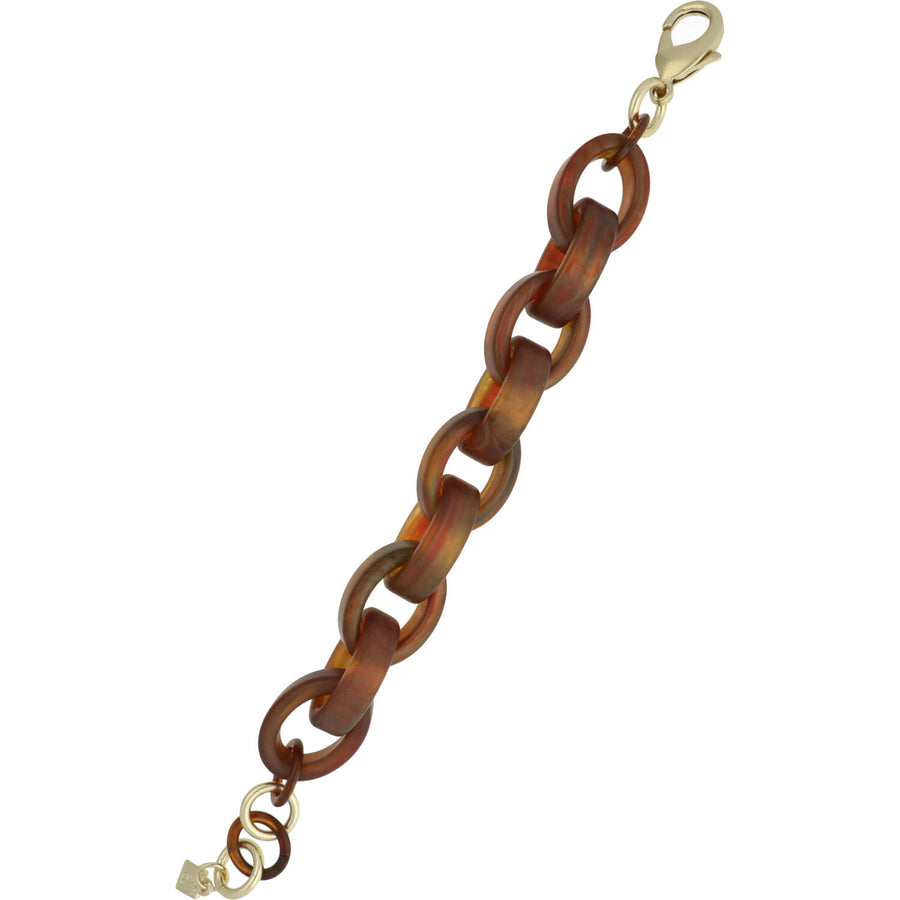 Oval Resin Link Bracelet
