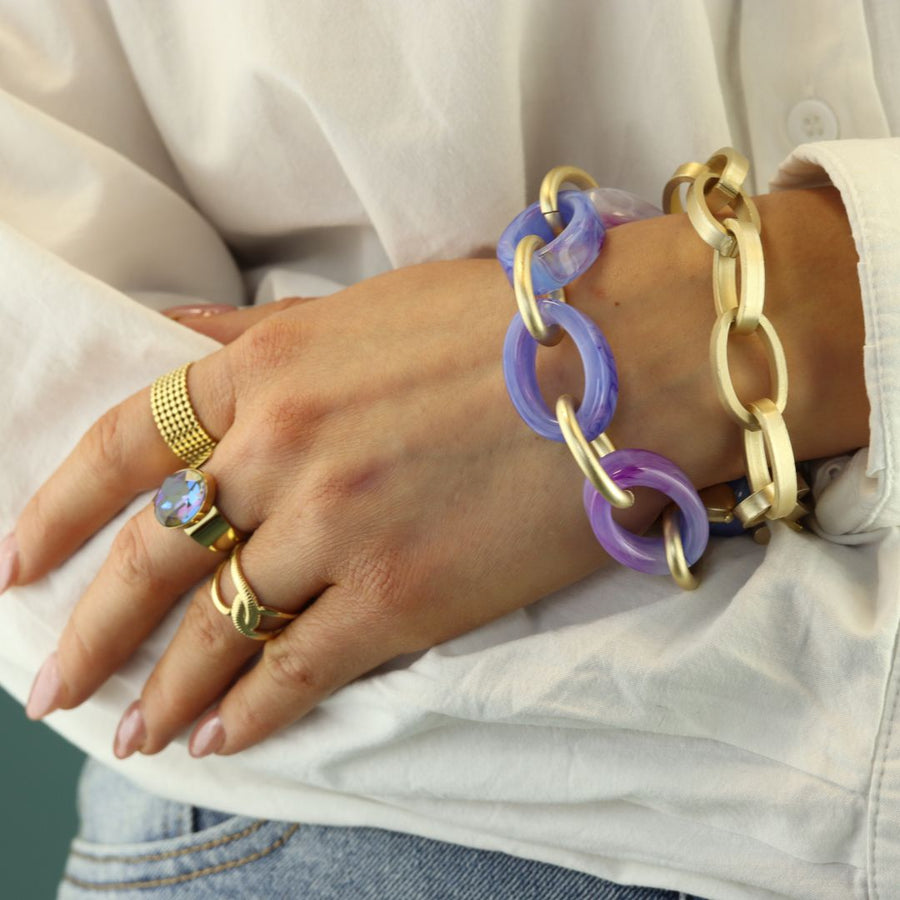 Chique Oval Chain Bracelet